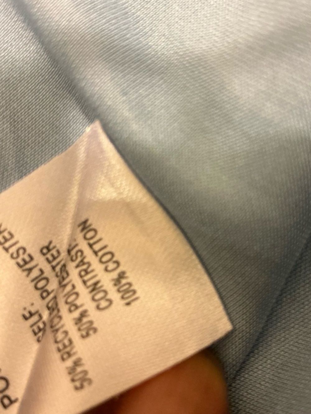 Light Blue Ruffle Sleeve V-Neck Top - Picture 7 of 7